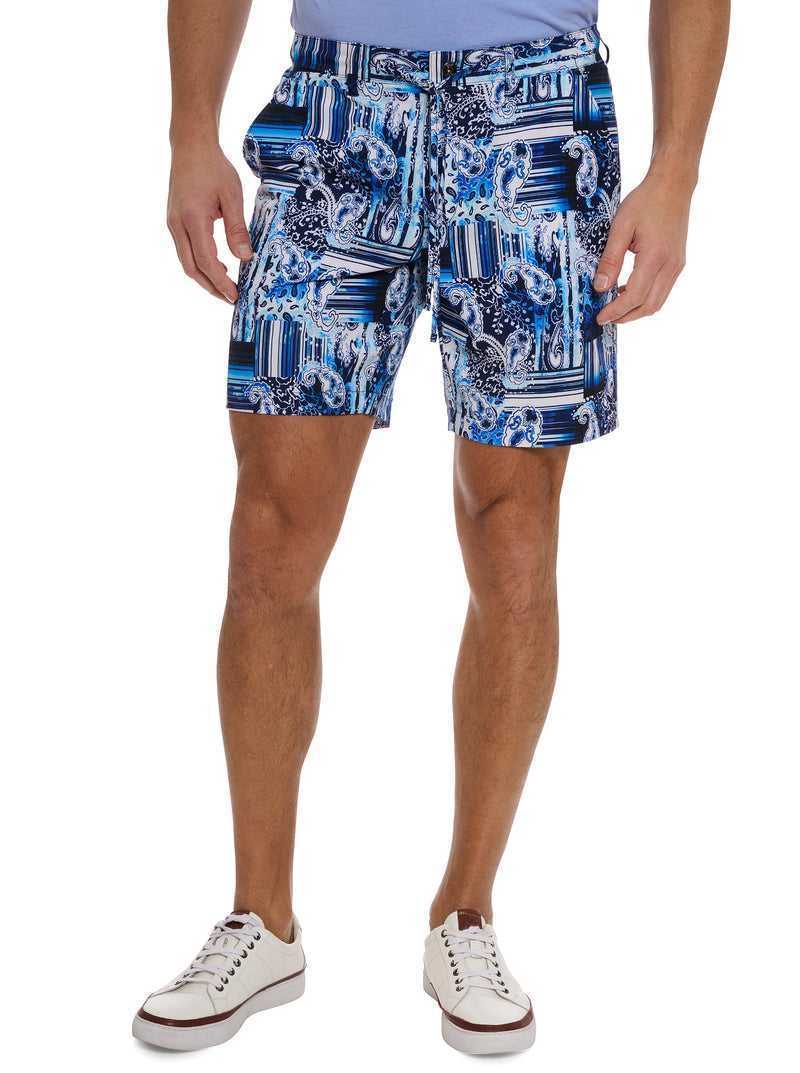 Blue Robert Graham Makua Shorts | 250473LWN