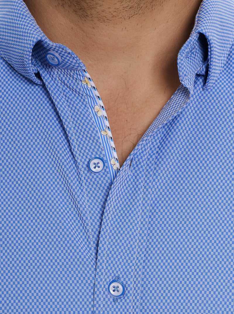 Blue Robert Graham Marcus Motion Long Sleeve Button Down Shirt | 156309XEG