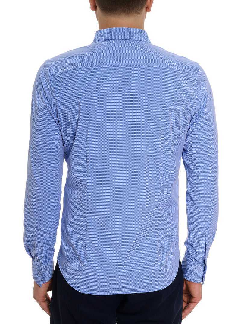 Blue Robert Graham Marcus Motion Long Sleeve Button Down Shirt | 156309XEG