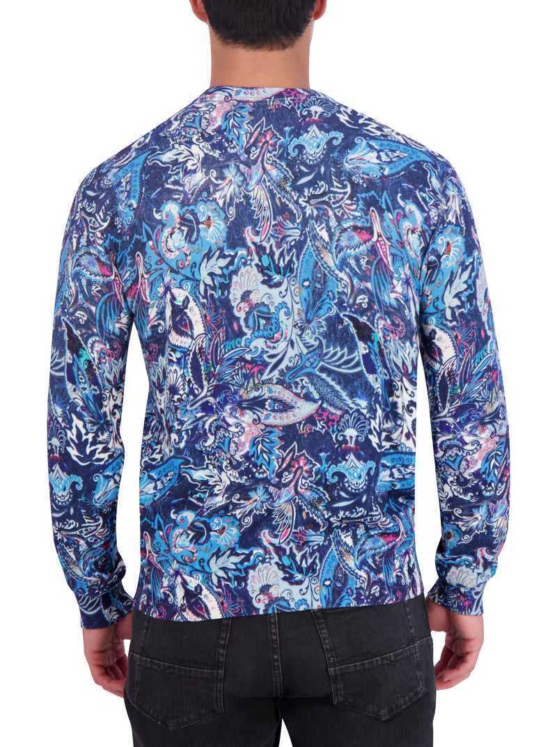 Blue Robert Graham Meier Sweater | 870543BYA