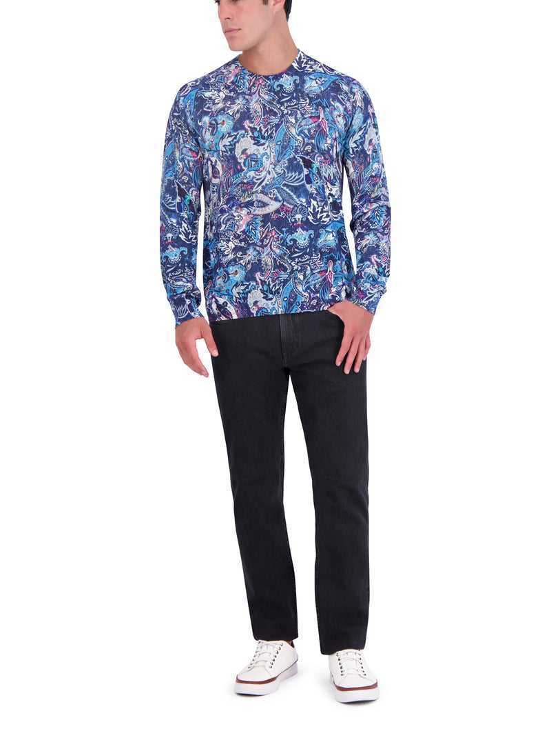 Blue Robert Graham Meier Sweater | 870543BYA