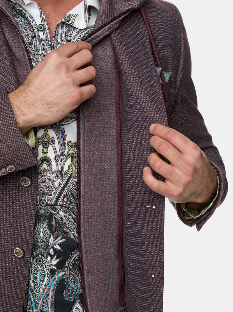 Bordeaux Robert Graham The Jetset Iii Woven Sport Coat | 217503ZBL