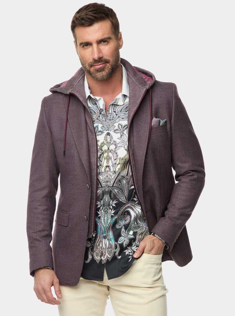 Bordeaux Robert Graham The Jetset Iii Woven Sport Coat | 217503ZBL