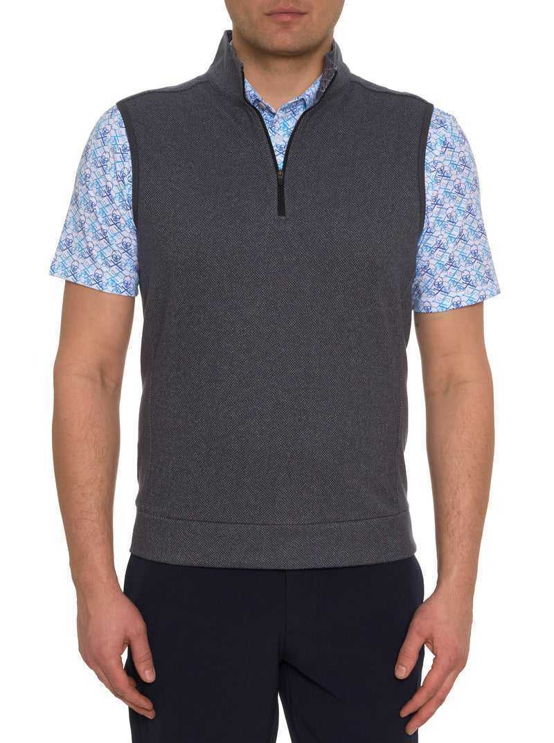 Charcoal Robert Graham Treviso Performance Vest | 671805RPC