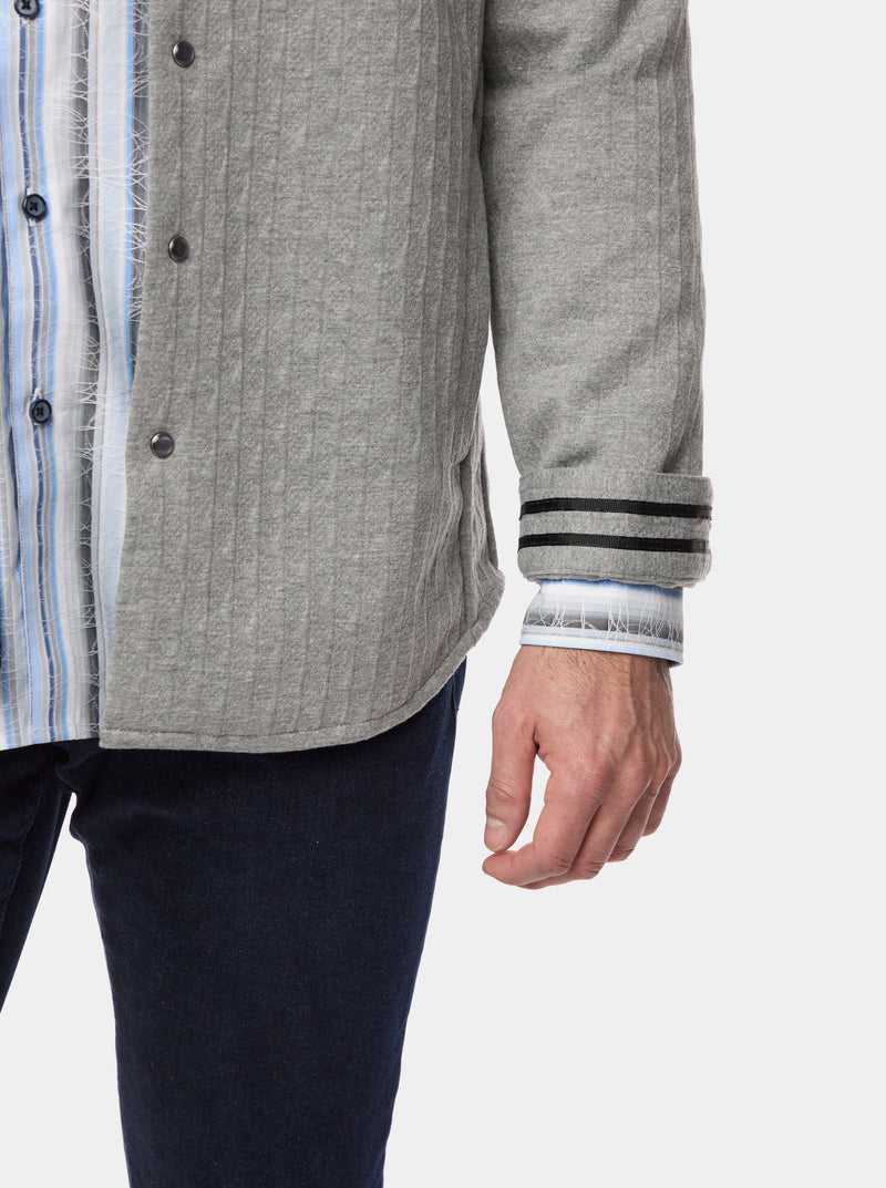 Grey Robert Graham Billard Knit Jacket | 159034ADV