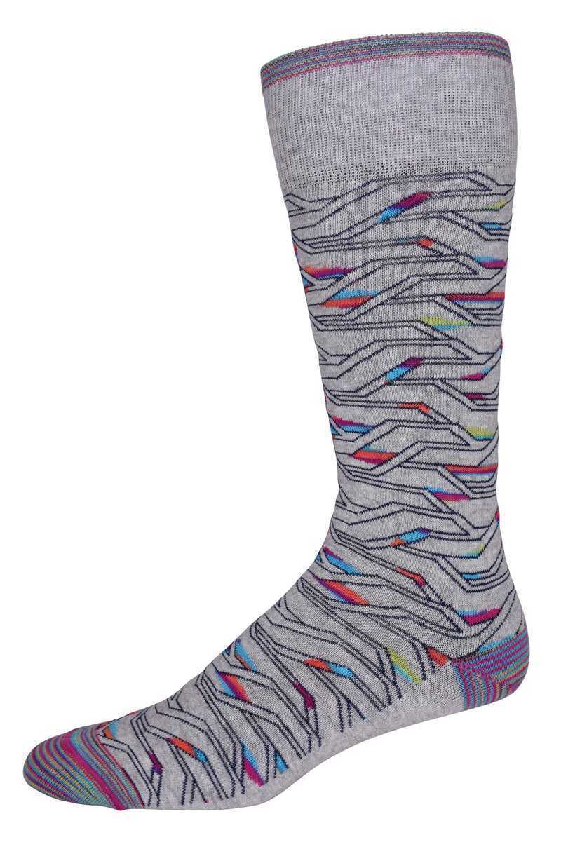 Grey Robert Graham Montes Sock | 570293HSN