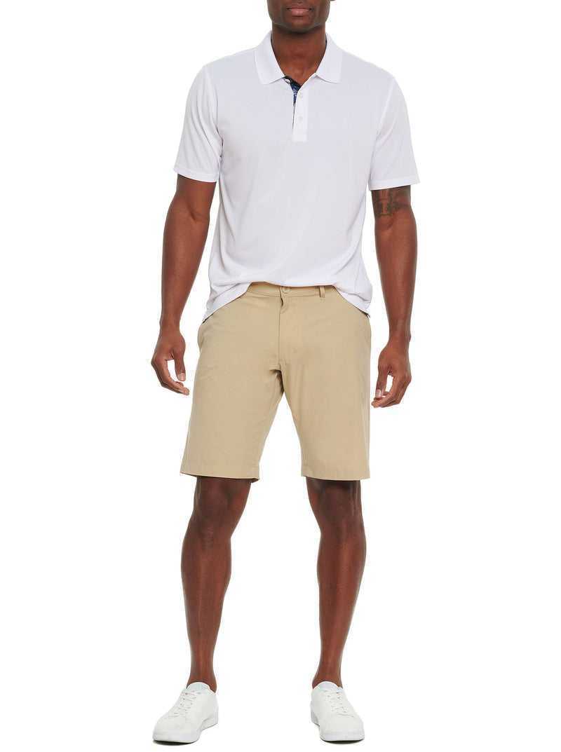 Khaki Robert Graham Deacon Performance Shorts | 927483GMR