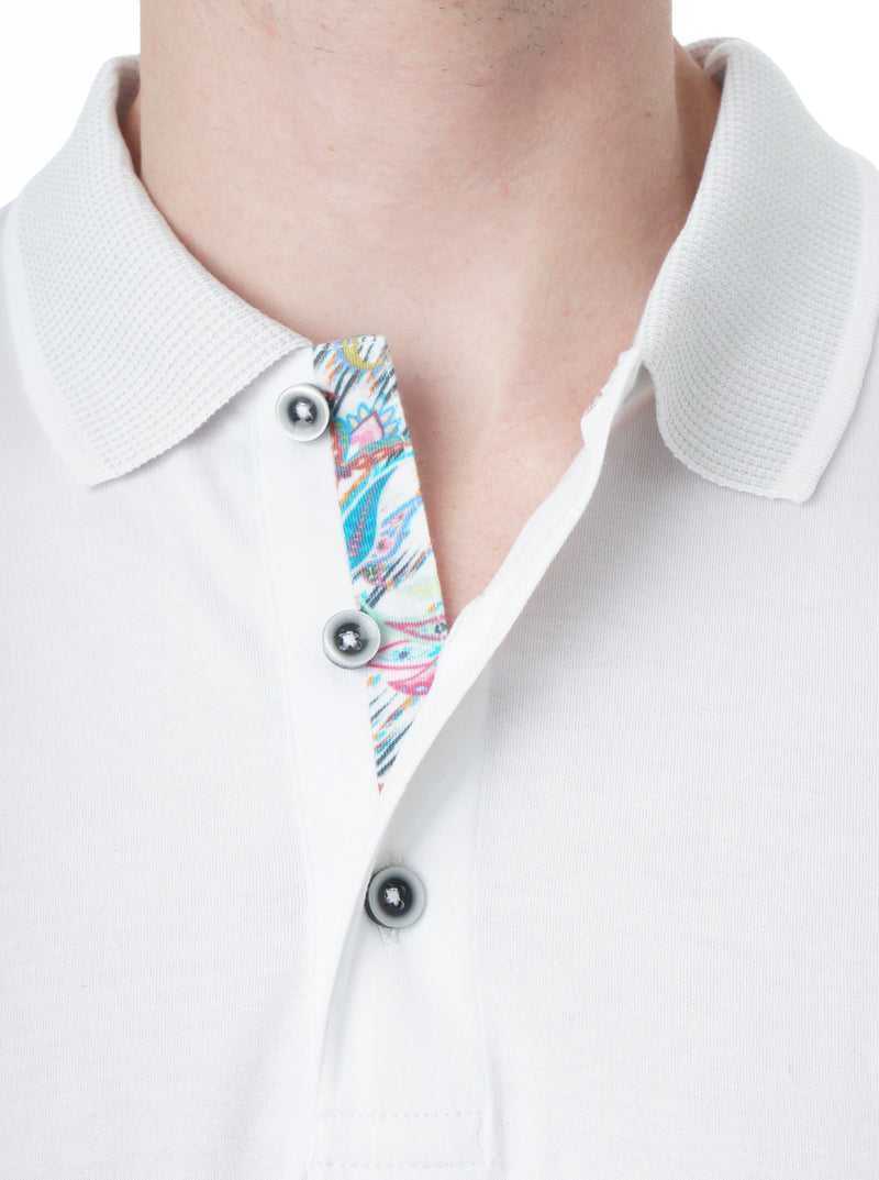 Light Blue Robert Graham Archie Polo Tall | 264807HBE