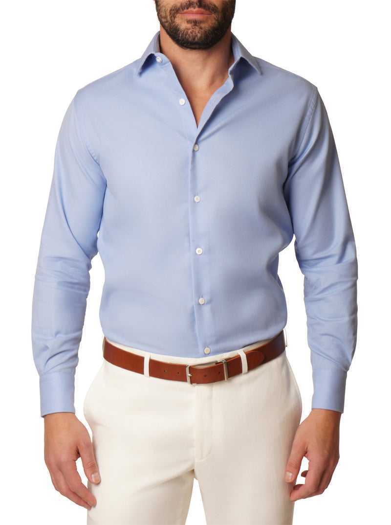 Light Blue Robert Graham Kane Dress Shirt | 165803TVP