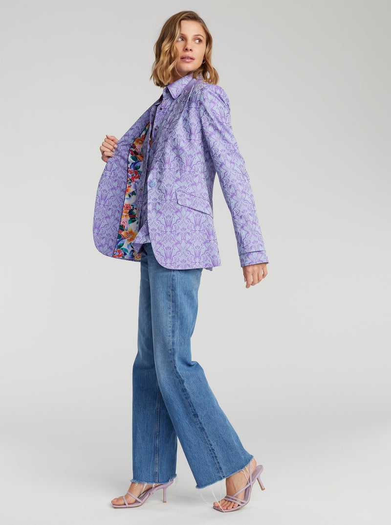 Lilac Robert Graham Penelope Jacket | 925304ZJD