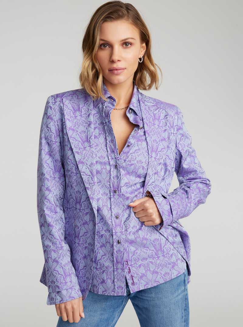 Lilac Robert Graham Penelope Jacket | 925304ZJD