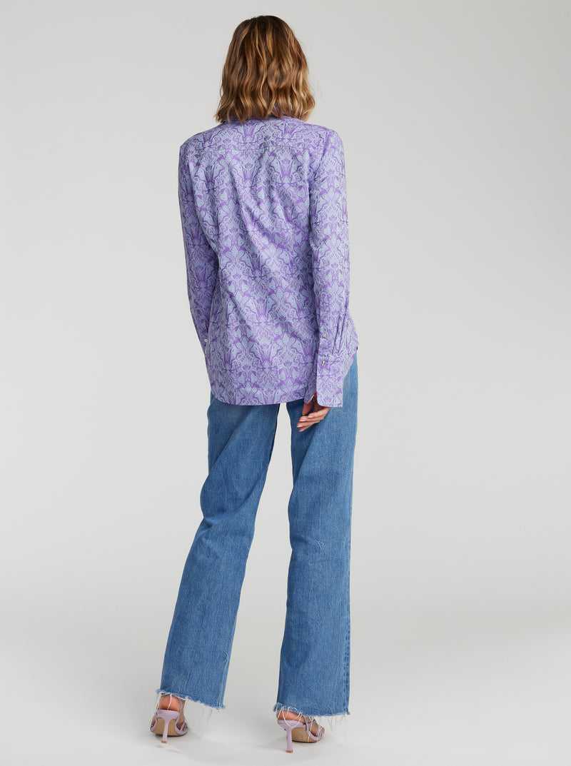 Lilac Robert Graham Priscilla Shirt | 427081BNW