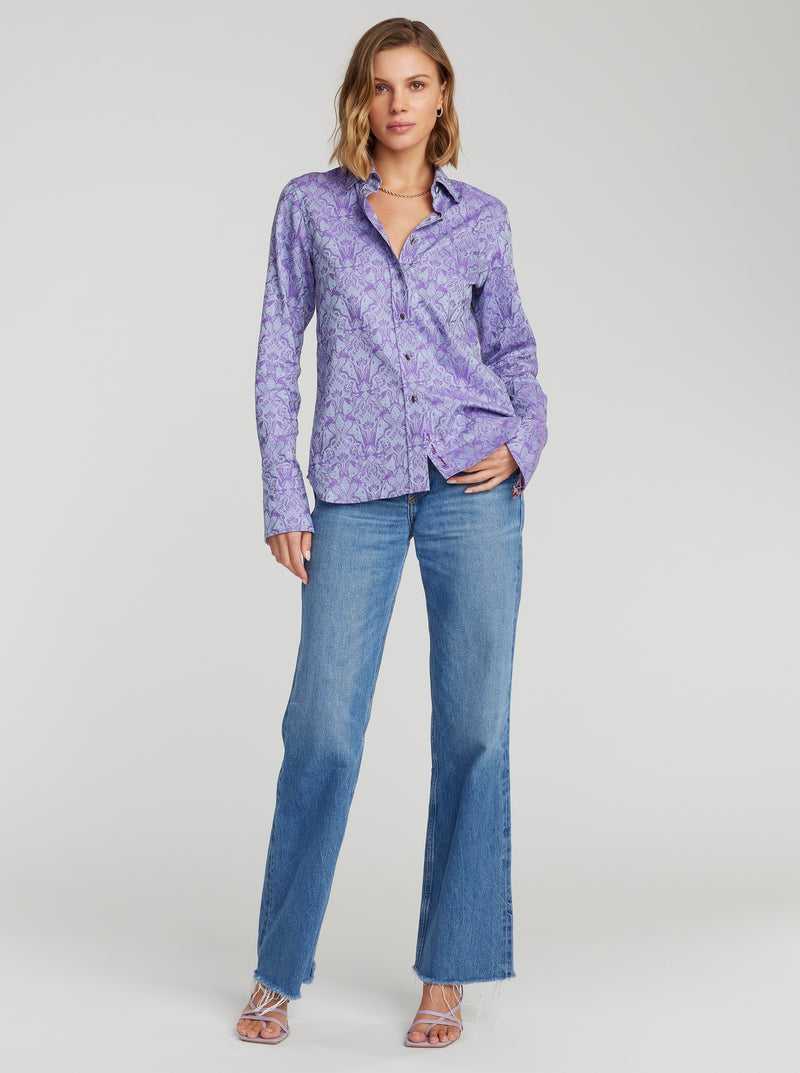 Lilac Robert Graham Priscilla Shirt | 427081BNW