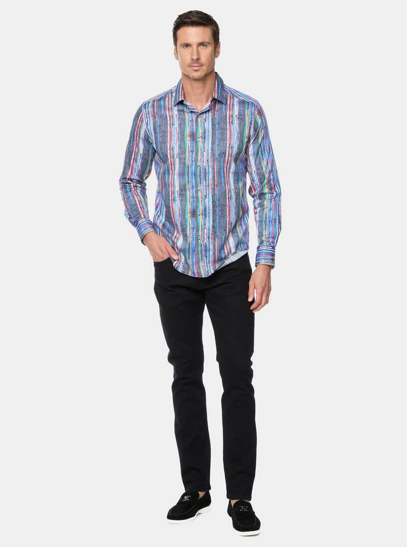 Multi Robert Graham Baja Long Sleeve Button Down Shirt | 165807VWO