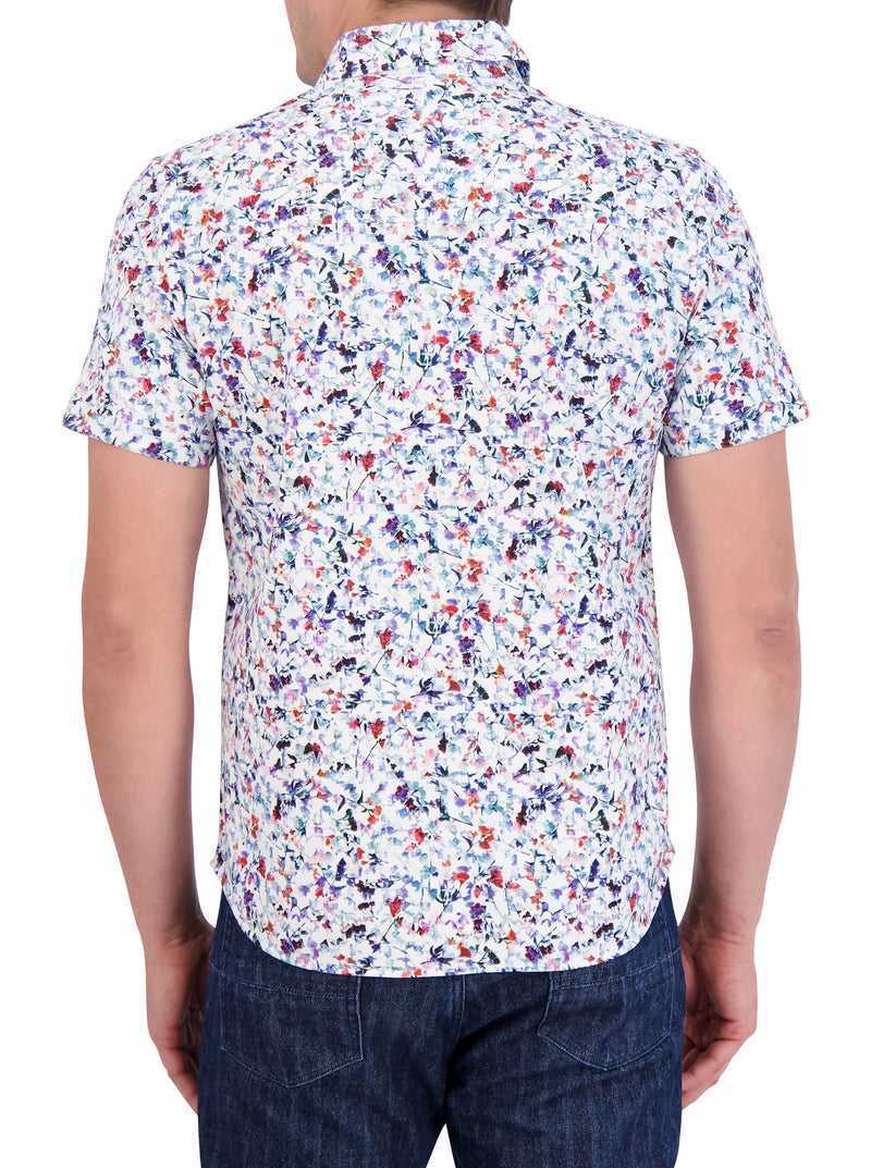 Multi Robert Graham Bavaro Motion Short Sleeve Knit Shirt | 468179ZTH