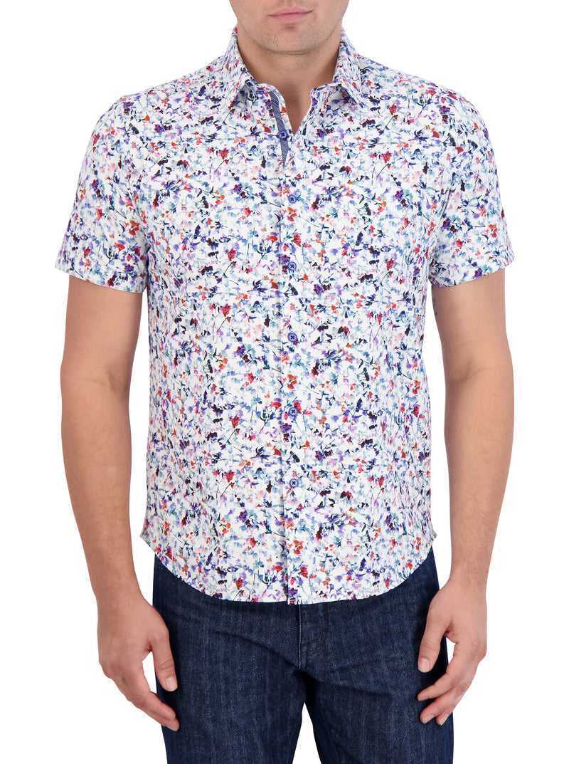 Multi Robert Graham Bavaro Motion Short Sleeve Knit Shirt | 468179ZTH