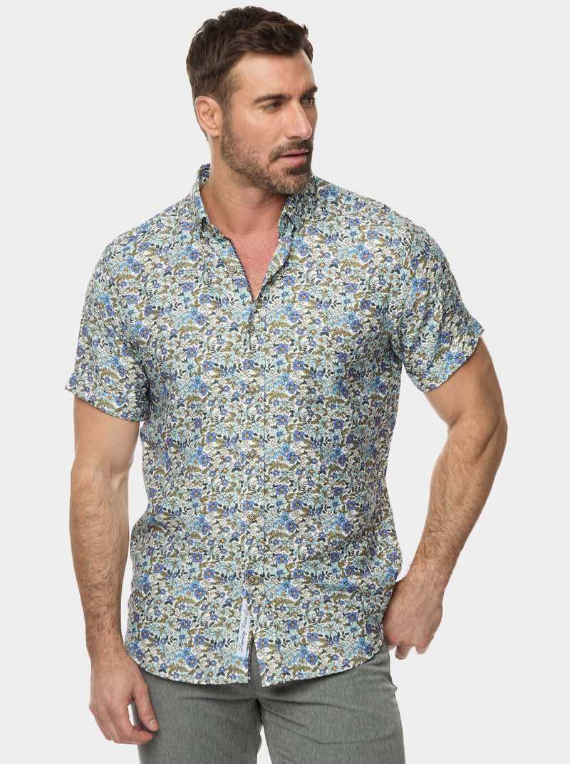 Multi Robert Graham Craso Short Sleeve Button Down Shirt | 847915OUP