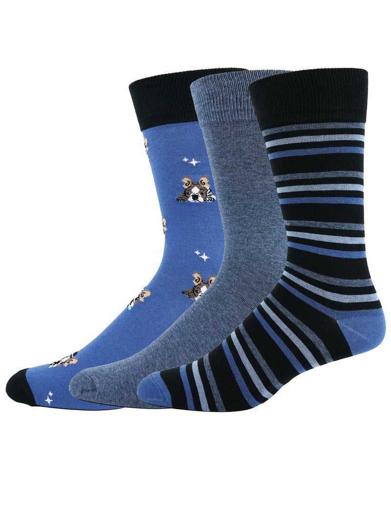 Multi Robert Graham Frenchie 3 Pack Socks | 627013IHD