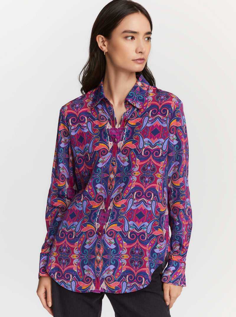 Multi Robert Graham Gabriela Shirt | 450983BOH