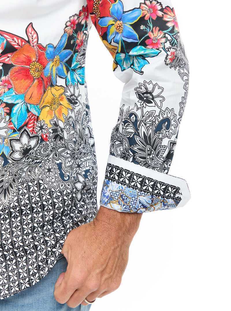 Multi Robert Graham Garden Gala Long Sleeve Button Down Shirt | 819736EBX