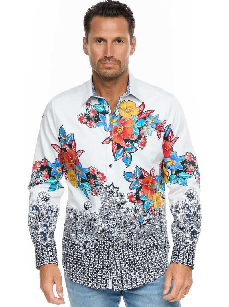 Multi Robert Graham Garden Gala Long Sleeve Button Down Shirt | 819736EBX