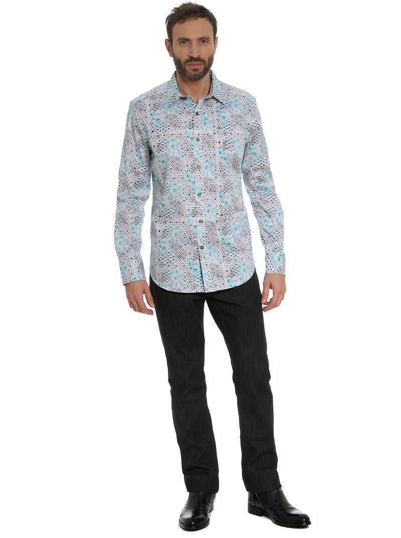 Multi Robert Graham Hendriks Long Sleeve Button Down Shirt | 016947UZQ