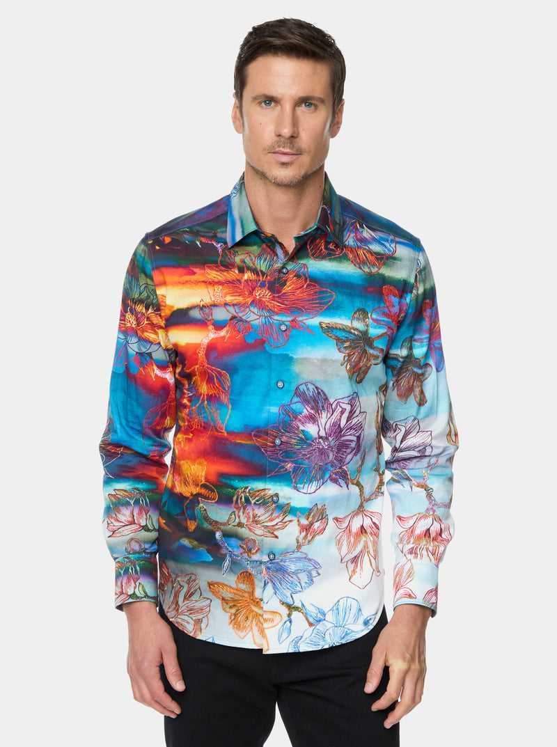 Multi Robert Graham Inverness Long Sleeve Button Down Shirt | 041783WTI