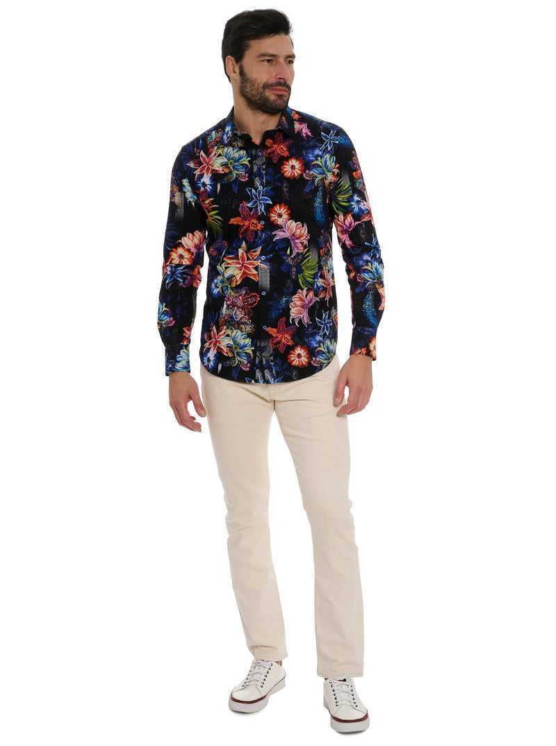 Multi Robert Graham Katazome Long Sleeve Button Down Shirt | 836204GXP