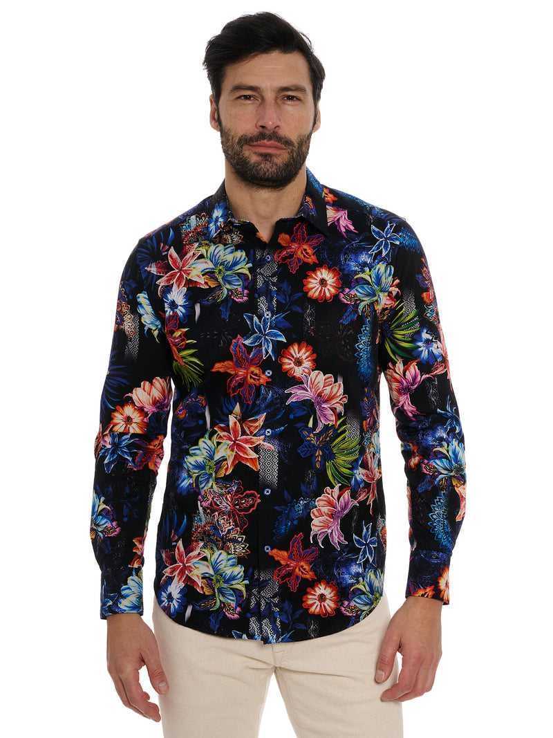 Multi Robert Graham Katazome Long Sleeve Button Down Shirt | 836204GXP