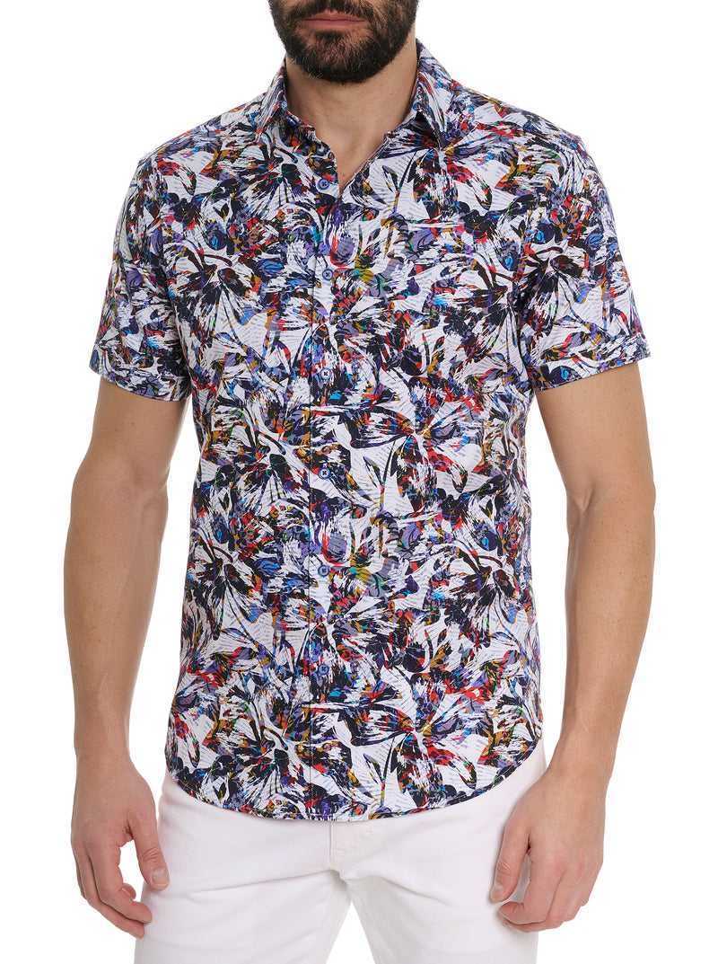 Multi Robert Graham Kileen Short Sleeve Button Down Shirt | 372185NRF