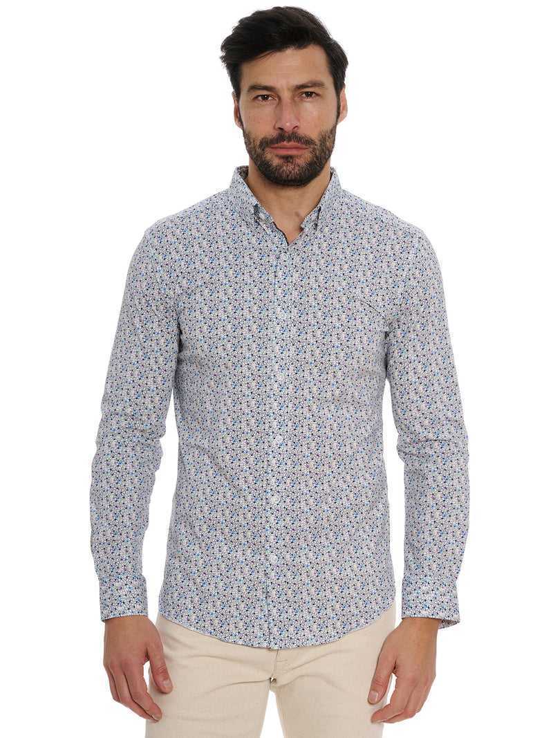 Multi Robert Graham Kylen Long Sleeve Knit Shirt | 590742SXJ