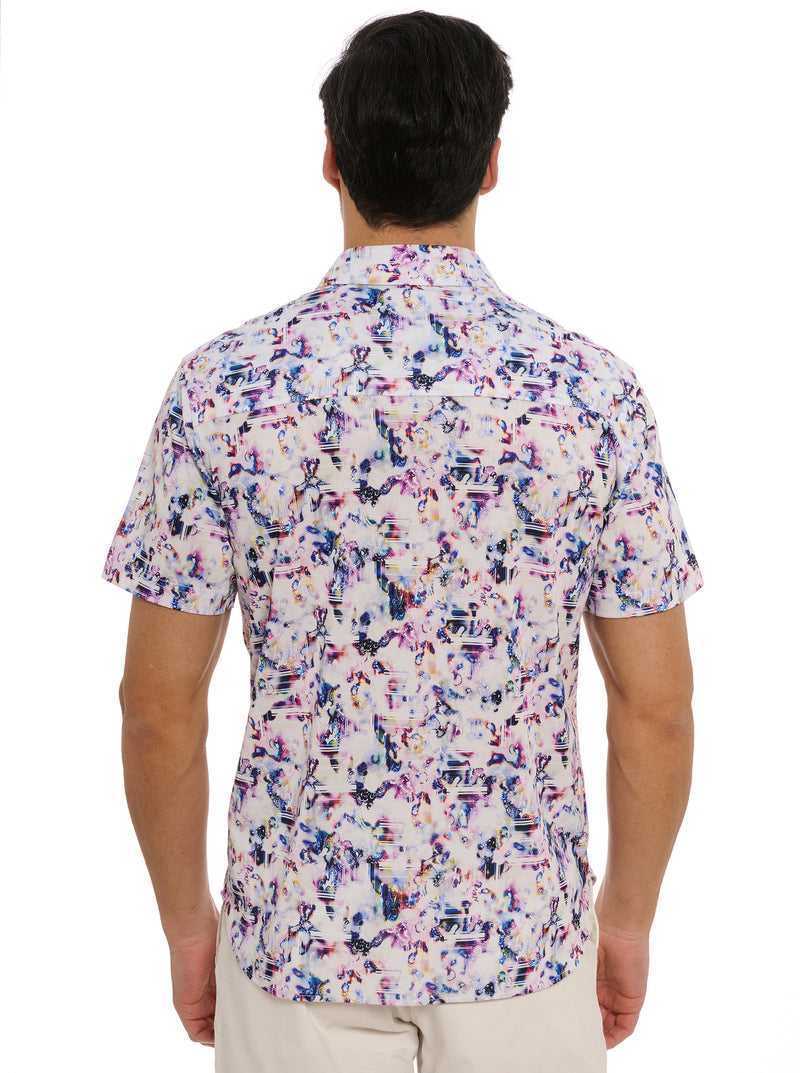 Multi Robert Graham Le Pelosa Short Sleeve Knit Shirt | 872651MJV