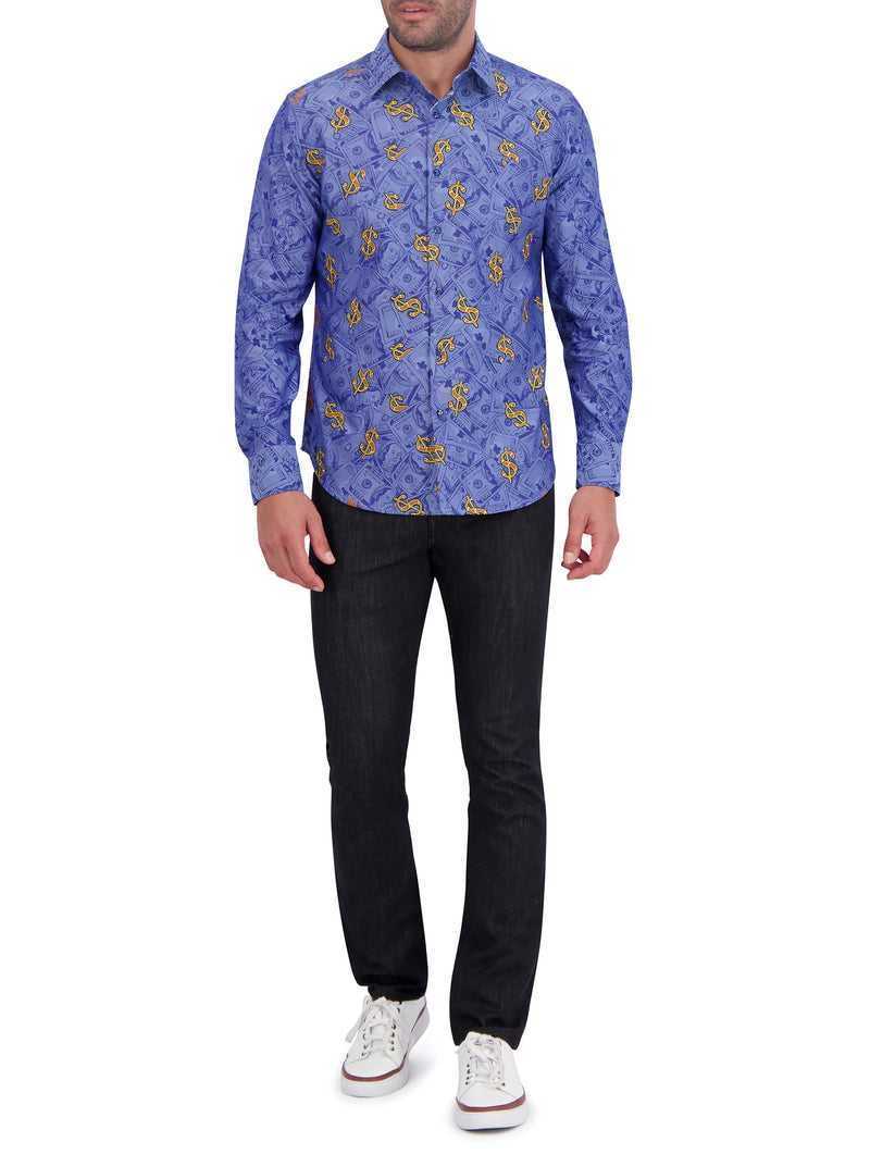 Multi Robert Graham Limited Edition Bankroll Long Sleeve Button Down Shirt | 241039ECR