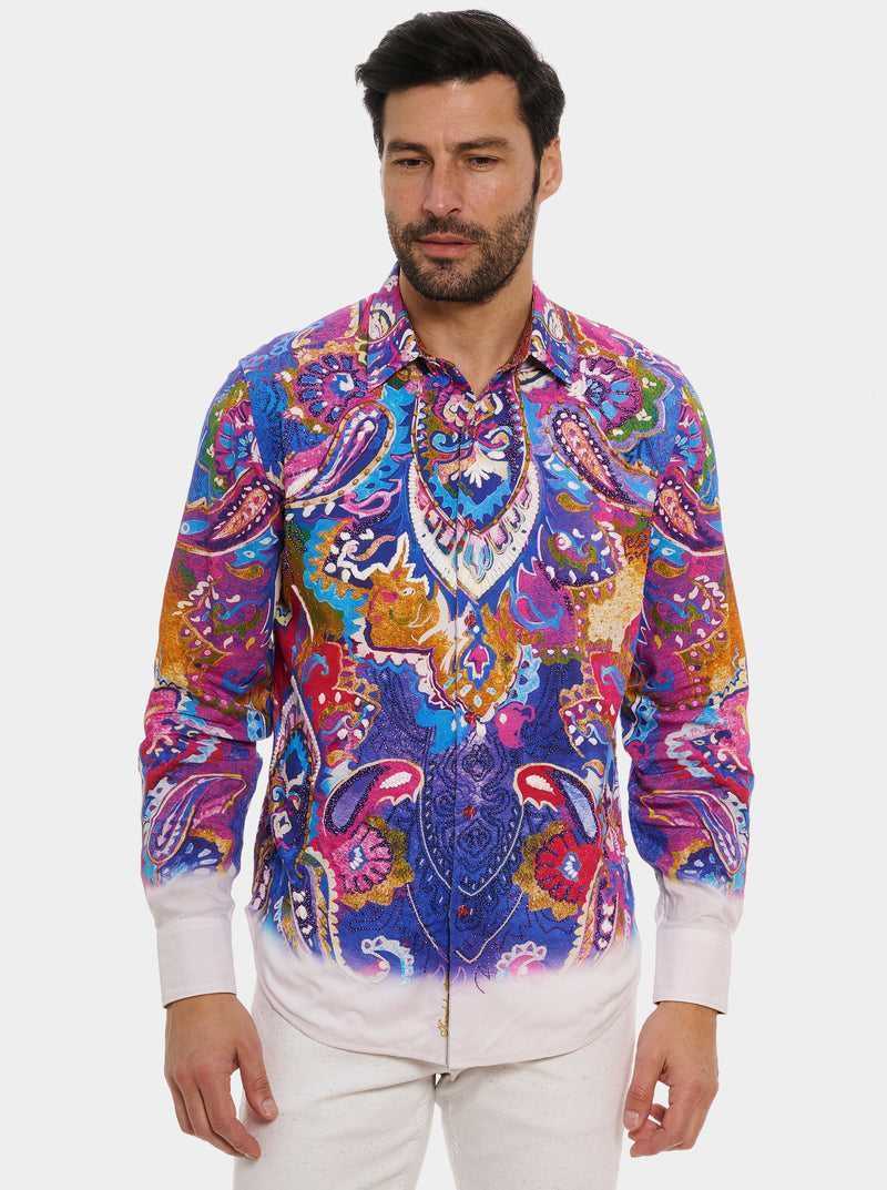 Multi Robert Graham Limited Edition Bead My Guest Long Sleeve Button Down Shirt | 435270LQE