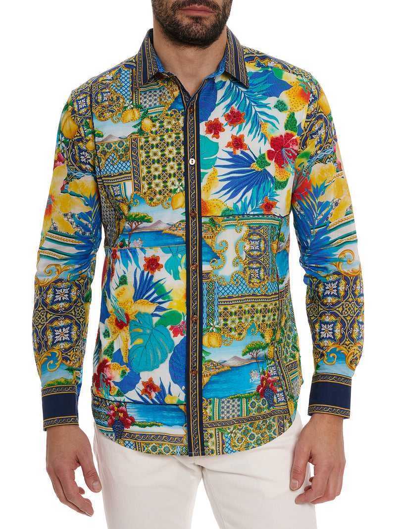 Multi Robert Graham Limited Edition Toast The Coast Long Sleeve Button Down Shirt | 659734ZLH