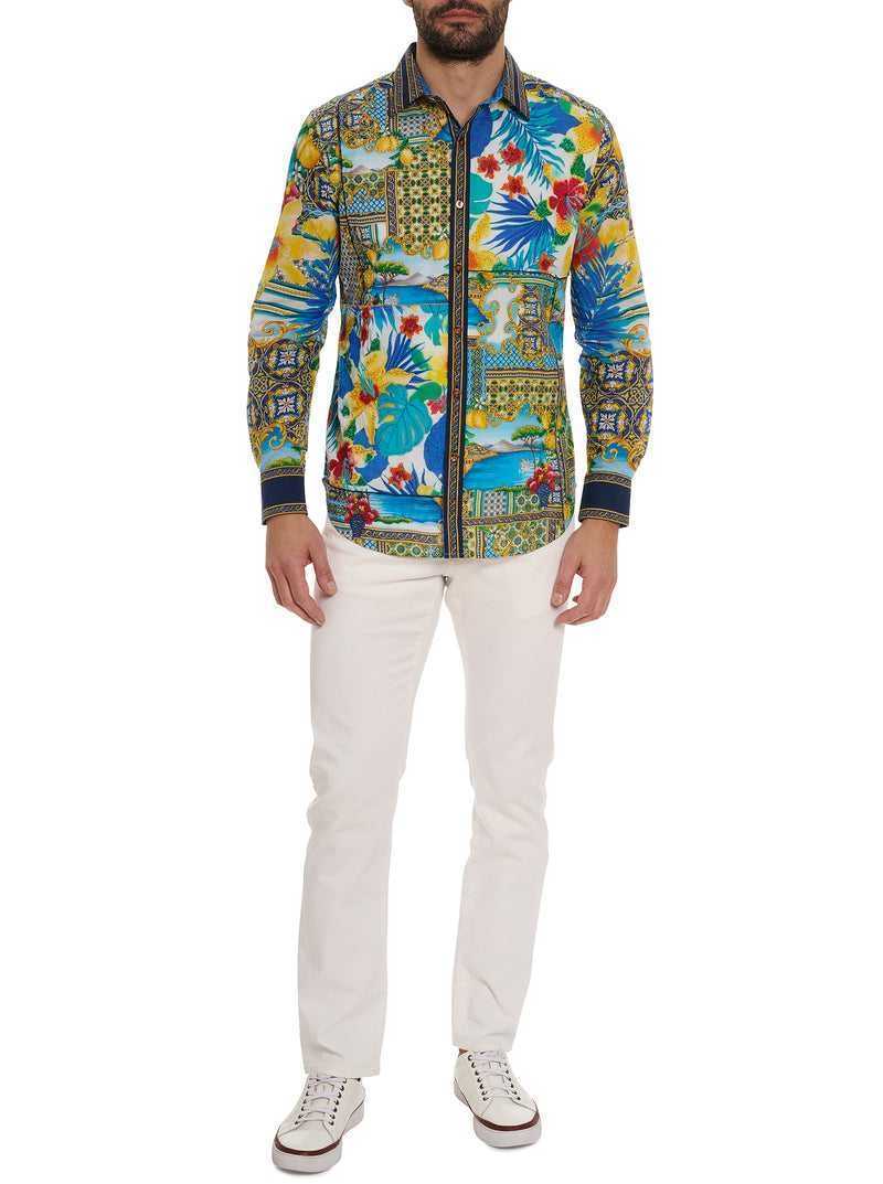 Multi Robert Graham Limited Edition Toast The Coast Long Sleeve Button Down Shirt | 659734ZLH