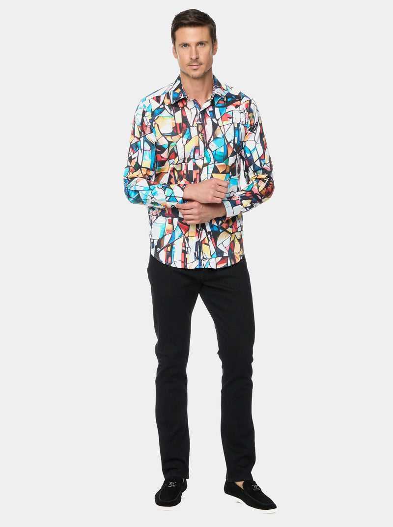 Multi Robert Graham Mosaic Mixer Long Sleeve Button Down Shirt | 068745ZOL