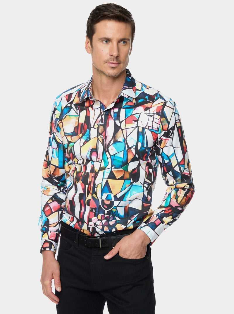 Multi Robert Graham Mosaic Mixer Long Sleeve Button Down Shirt | 068745ZOL