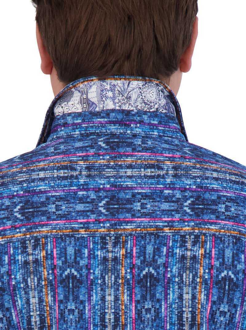 Multi Robert Graham Oasis Motion Long Sleeve Knit Shirt | 326079HCB