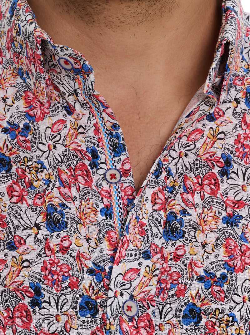 Multi Robert Graham Padar Short Sleeve Button Down Shirt | 097165XZM