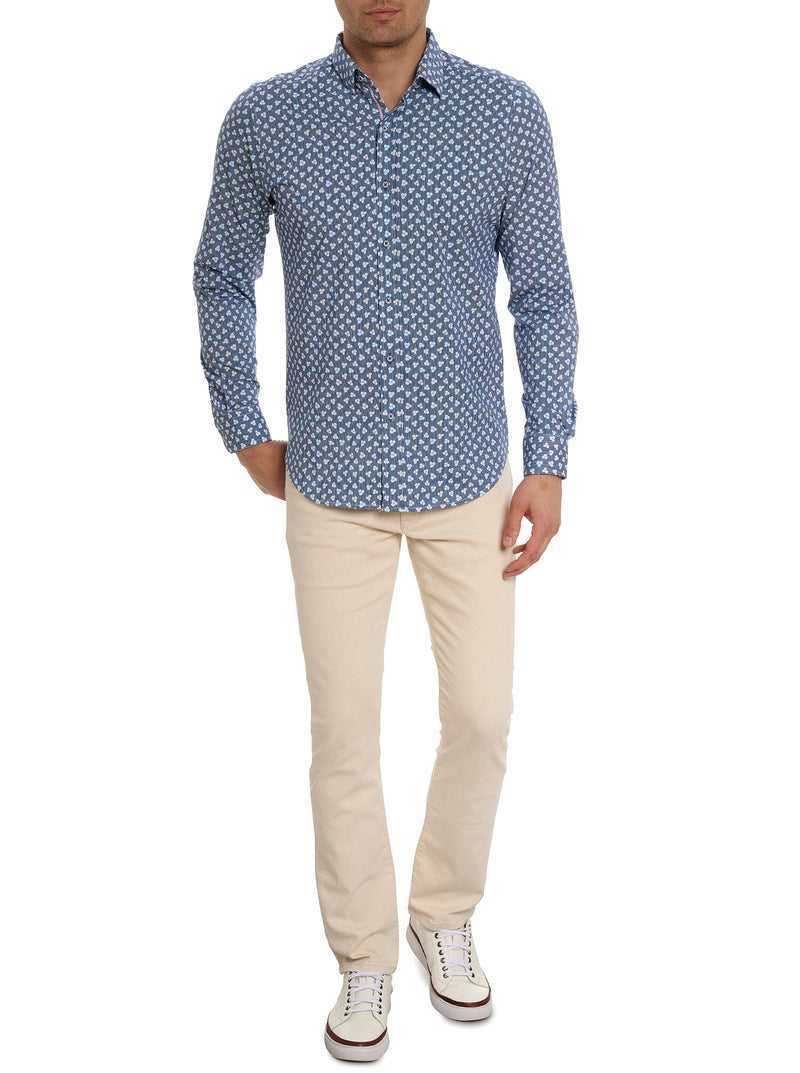 Multi Robert Graham Senan Long Sleeve Knit Shirt | 795316WTU