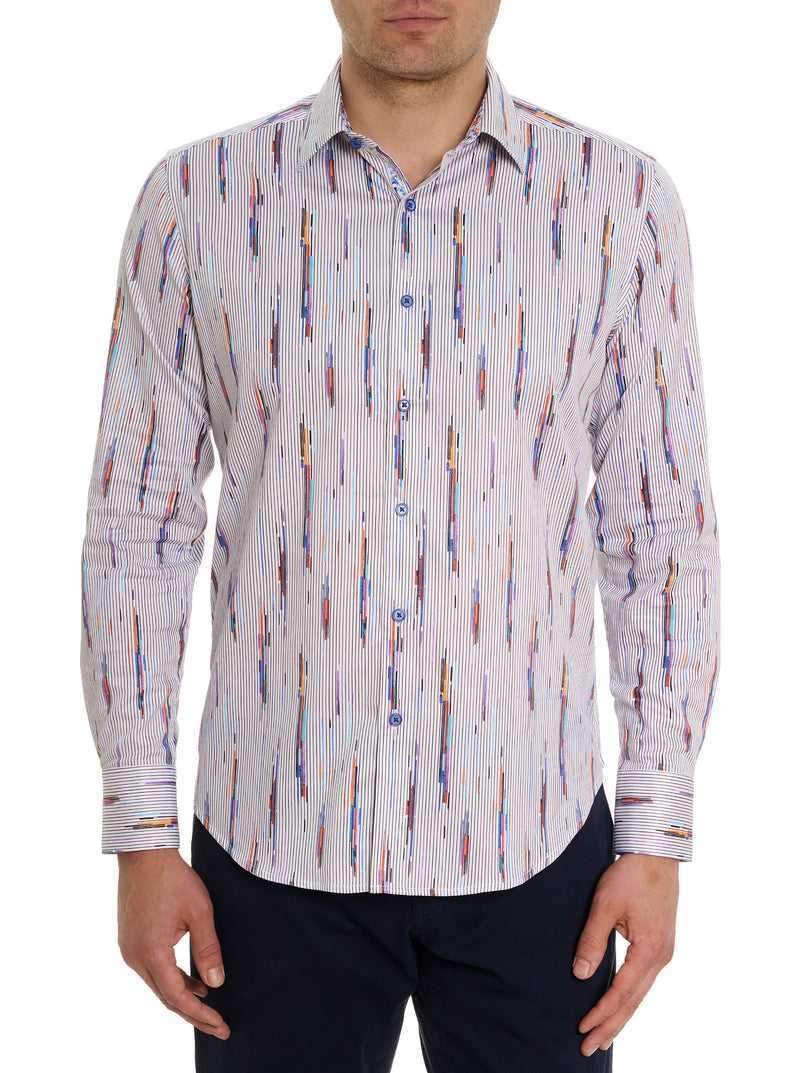 Multi Robert Graham Shipping Lines Long Sleeve Button Down Shirt | 408637XQM