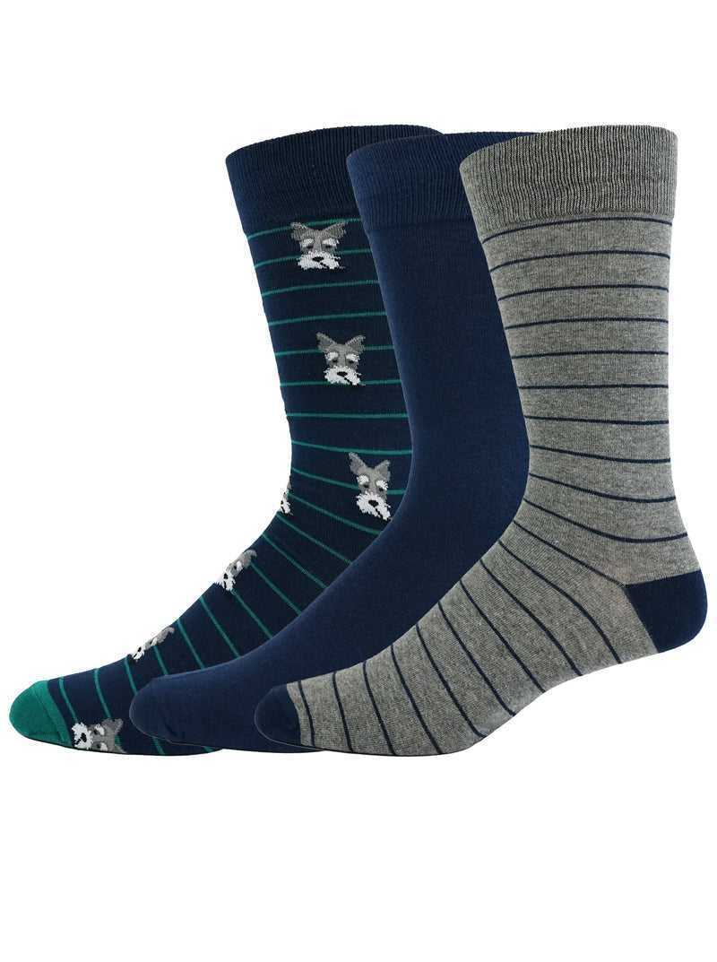 Multi Robert Graham Terrier 3 Pack Socks | 956017EKH