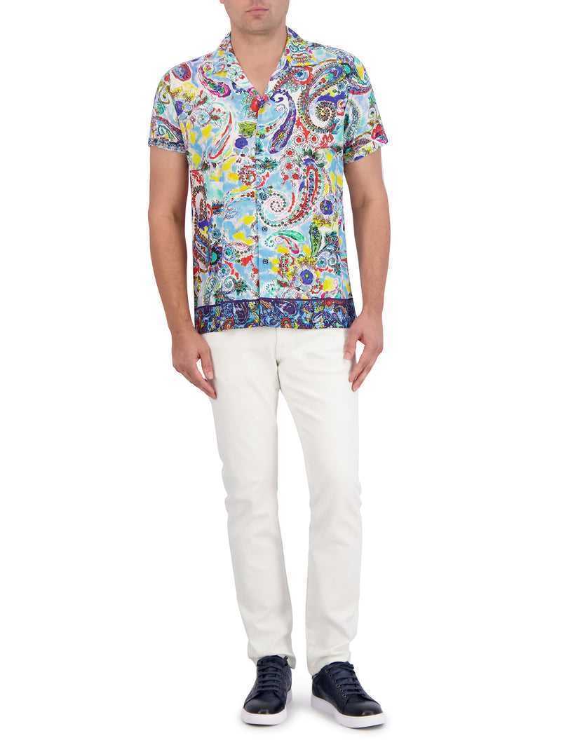 Multi Robert Graham The Drake Short Sleeve Button Down Shirt | 560891WRG