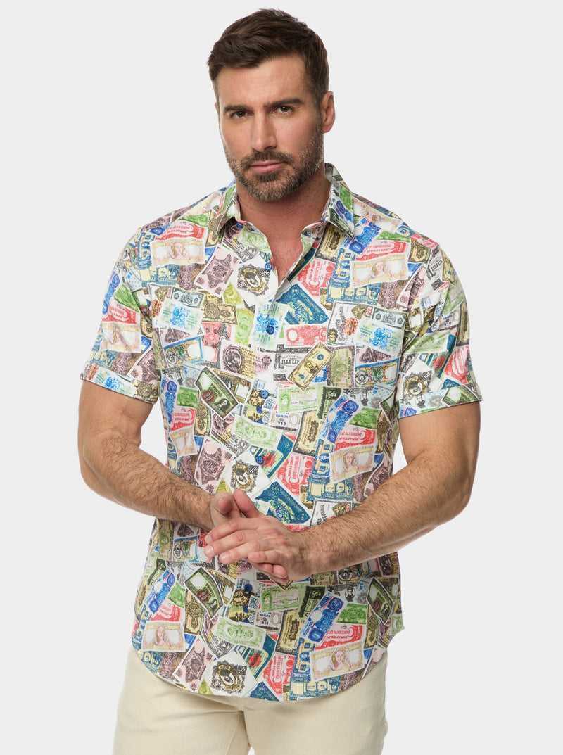 Multi Robert Graham The Heist Short Sleeve Button Down Shirt | 305896VPL