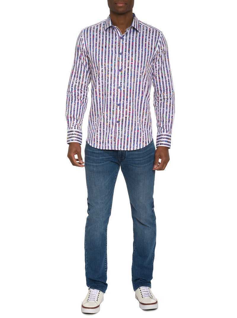 Multi Robert Graham Tonale Long Sleeve Button Down Shirt | 627931HNK