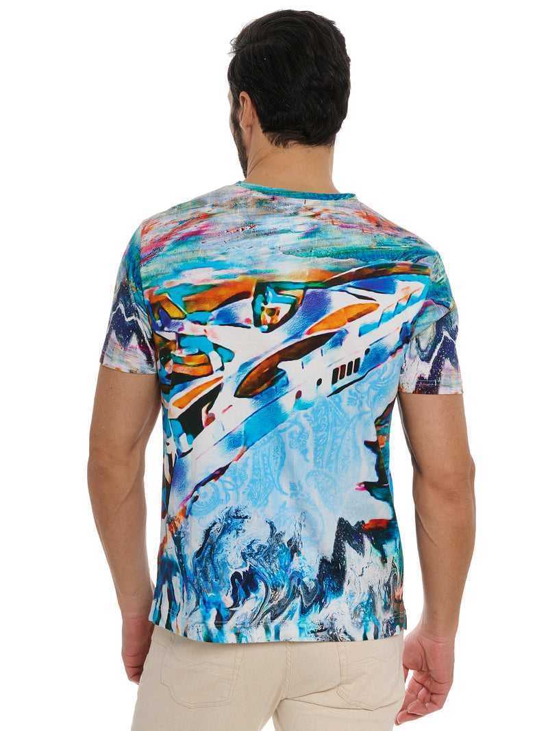 Multi Robert Graham Yacht Trip T-shirt | 079812HPU