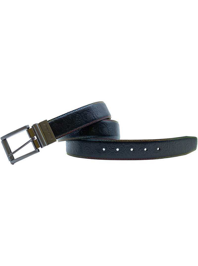 Navy Robert Graham Battlestar Reversible Belt | 403512TPG