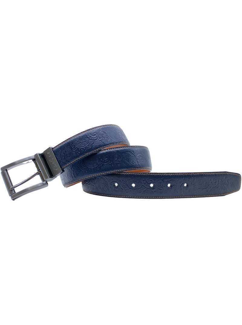 Navy Robert Graham Battlestar Reversible Belt | 403512TPG