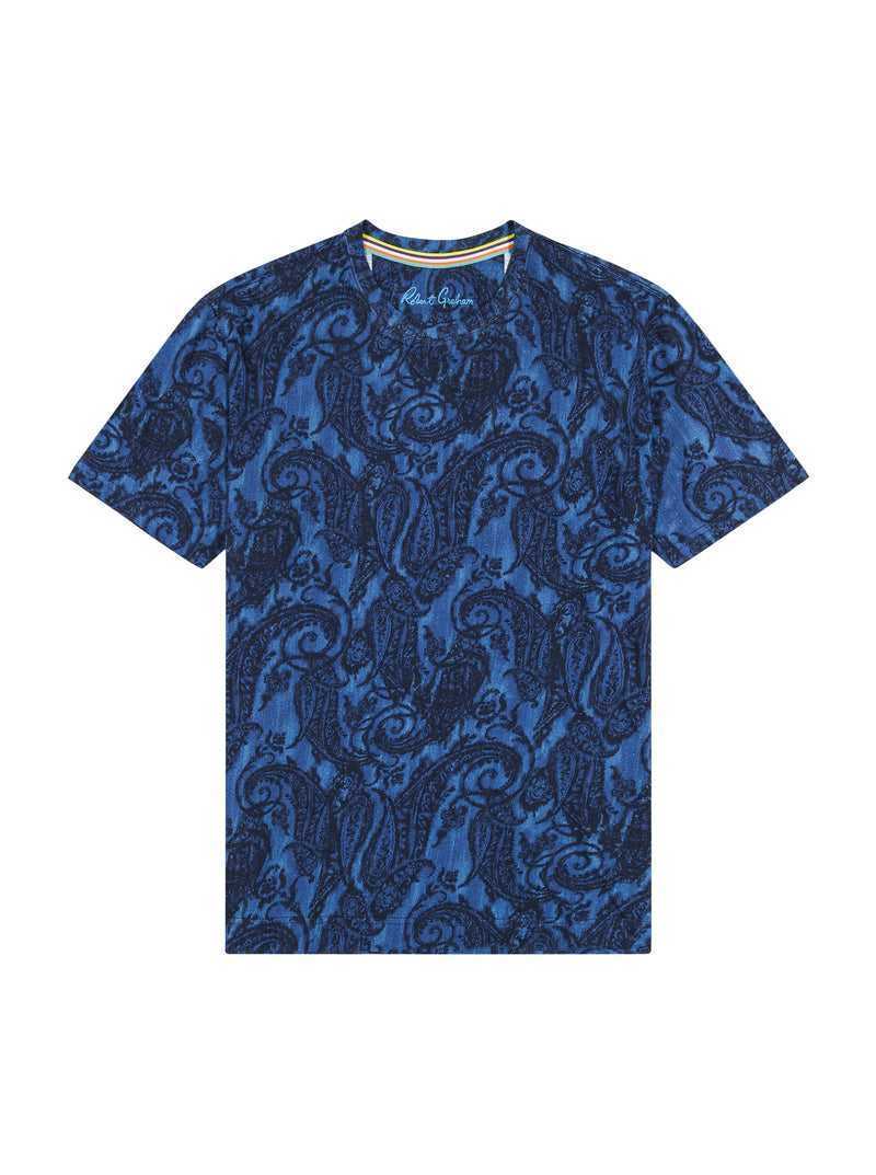 Navy Robert Graham Bodhi T-shirt | 160324XIT